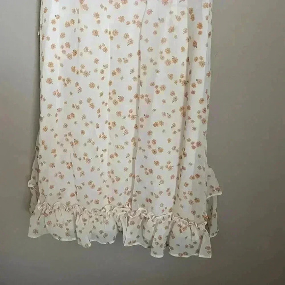 LUSH Printed Sleeveless Wrap Mini Dress Size Small - Picture 8 of 11